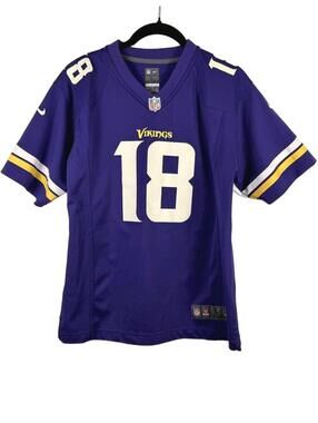 Nike Minnesota Vikings Justin Jefferson #18 Game Jersey Purple Youth Large 14/16